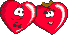 Gif animé coeur y love you